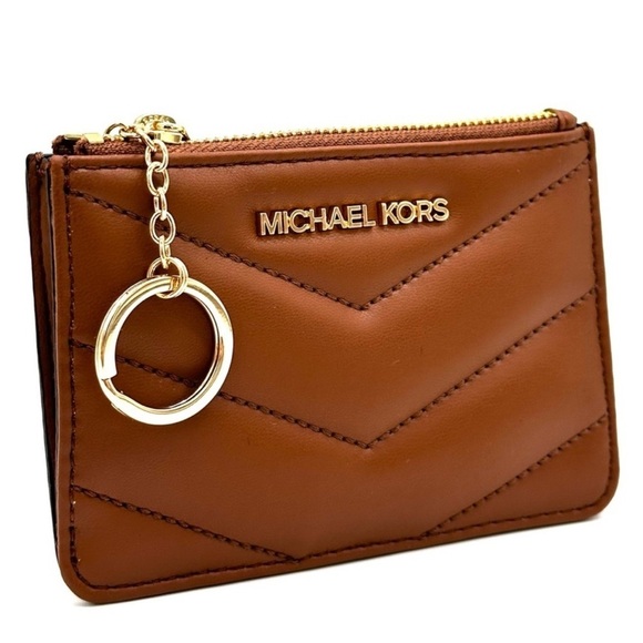 Michael Kors Jet Set Travel Small Top Zip Coin Pouch with ID Holder Luggage - Picture 3 of 8